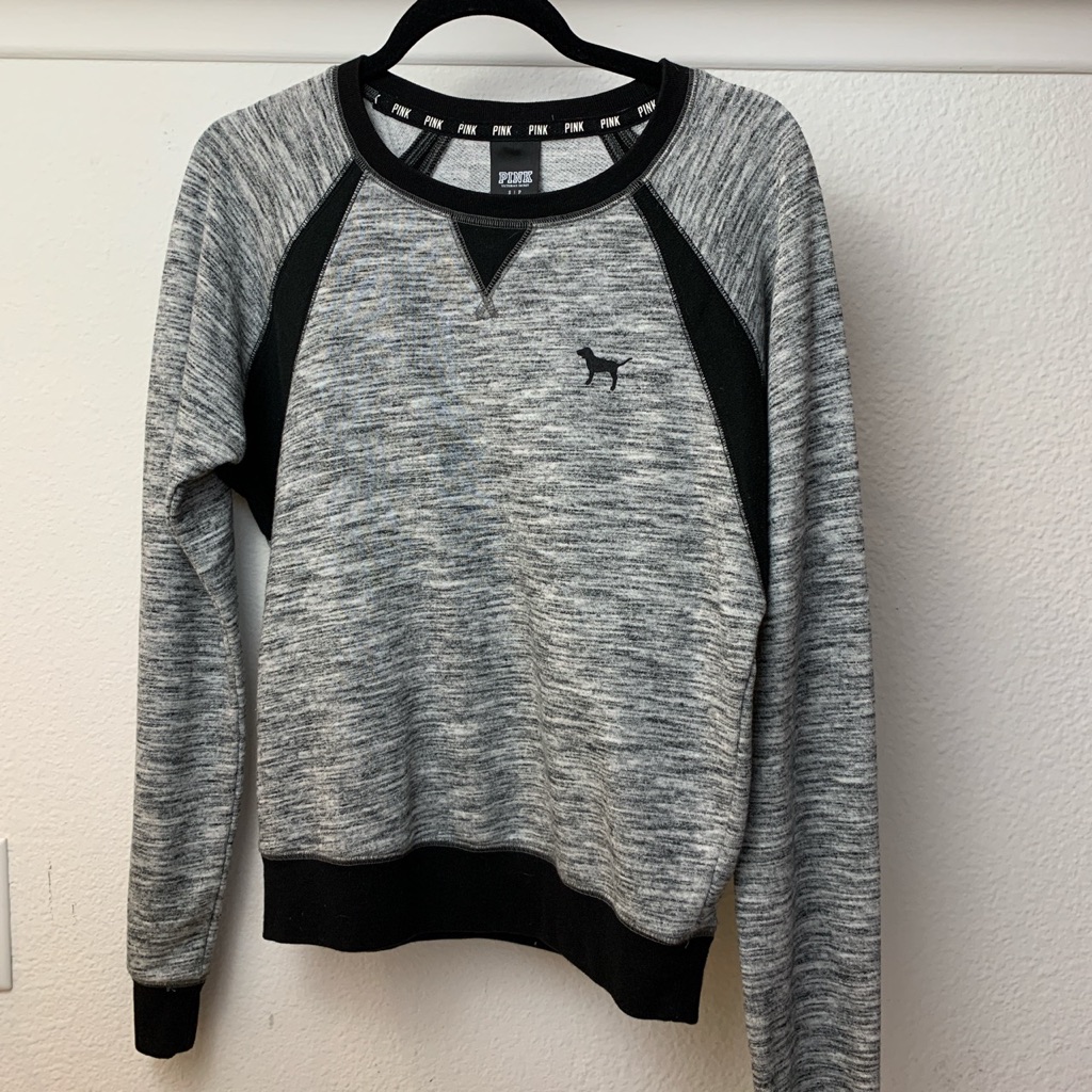 Pink Gray Pullover.
